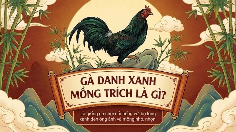 Gà danh xanh mồng trích là gì – Đặc điểm và giá trị của giống gà này 3 ga-danh-xanh-mong-trich-la-gi